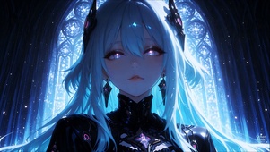 冷艳美女