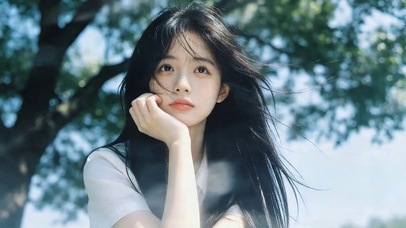 可爱小清新女孩