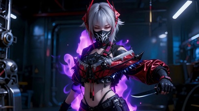 紫色火焰-麦晓雯