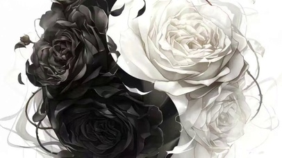 黑白花