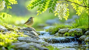 治愈灵动流水4K