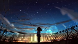 夜空流星