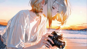 落日鎏光帧嘉贝莉娜