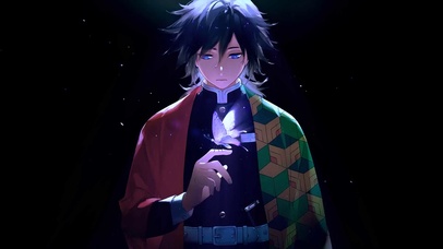 鬼灭之刃-富冈义勇-蝶恋