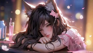 夜樱微光