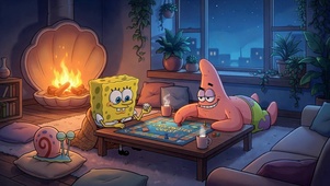 海绵宝宝派大星夜晚桌游