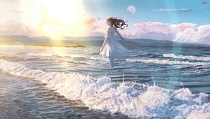 海边女孩