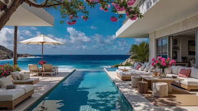 花墙海景泳池别墅