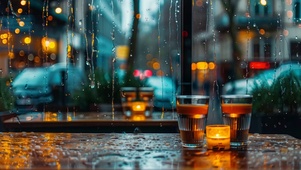 玻璃雨滴