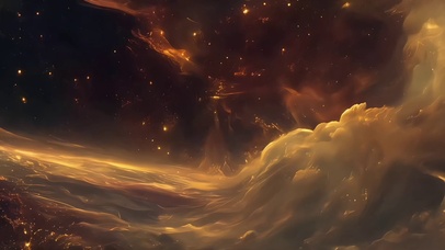 星空暗云流动震撼