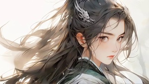 风拂青丝