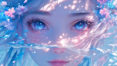 眼睛里藏着星光