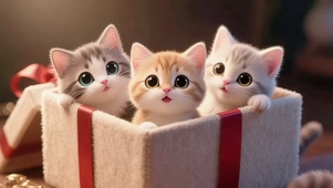 三只小猫