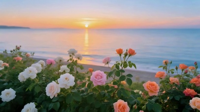 海边的鲜花