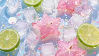 小清新清凉水果
