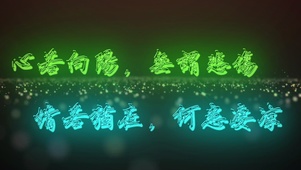 心若向阳，何必悲伤