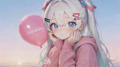 可爱小女孩