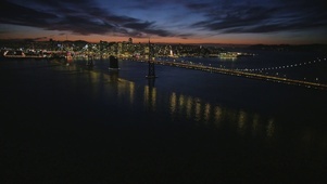 城市夜景大桥