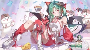 二次元绿毛妹