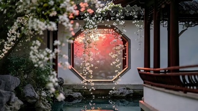 中式园林花窗