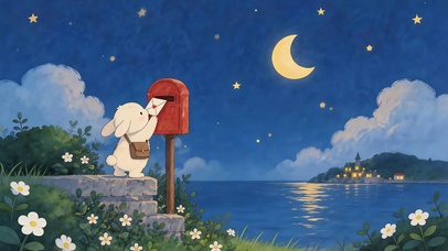 月夜邮递员 治愈