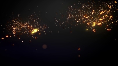 酷炫粒子汇聚LOGO开场