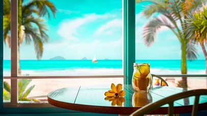 放松夏日海景房