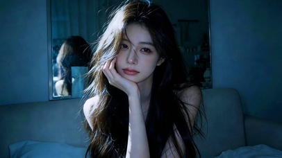 纯净清冷破碎少女4K