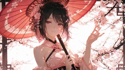 和服女孩