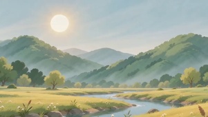 金灿灿的山野