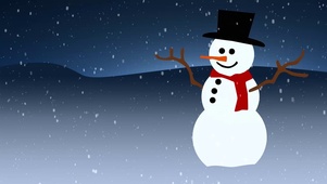 冬天雪人