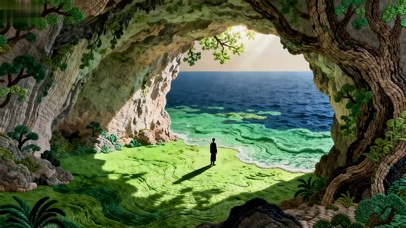 刺绣海浪