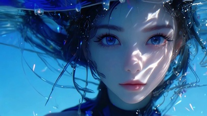 蓝色的眼睛