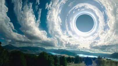 4k奇幻风景幻日