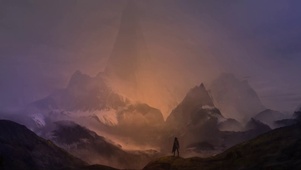 上山的旅行者
