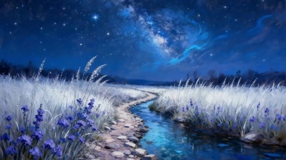 星夜溪径
