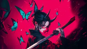 二次元武士少女