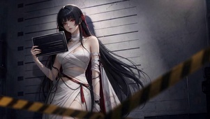 暗黑红瞳绷带美少女