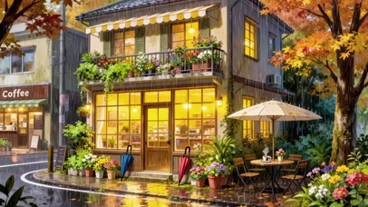 秋雨咖啡馆