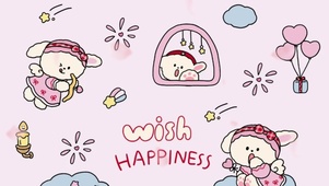 可爱爱心射箭小熊