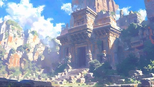 山谷神秘遗迹