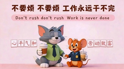 不要烦工作永远干不完