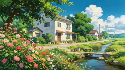 治愈乡村河流