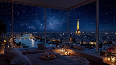 城景烟火流星夜