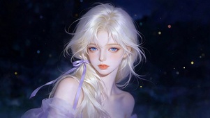 清冷禁欲银发御姐4K