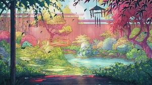 夏日小桥流水