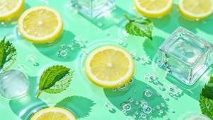 小清新夏日柠檬