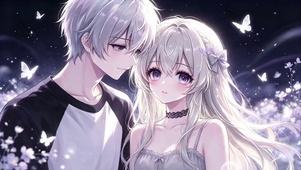 星夜蝶语二次元情侣