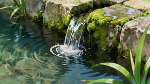 清新溪水