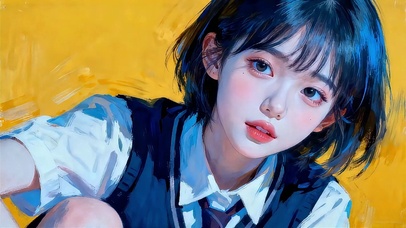 齐肩短发女生